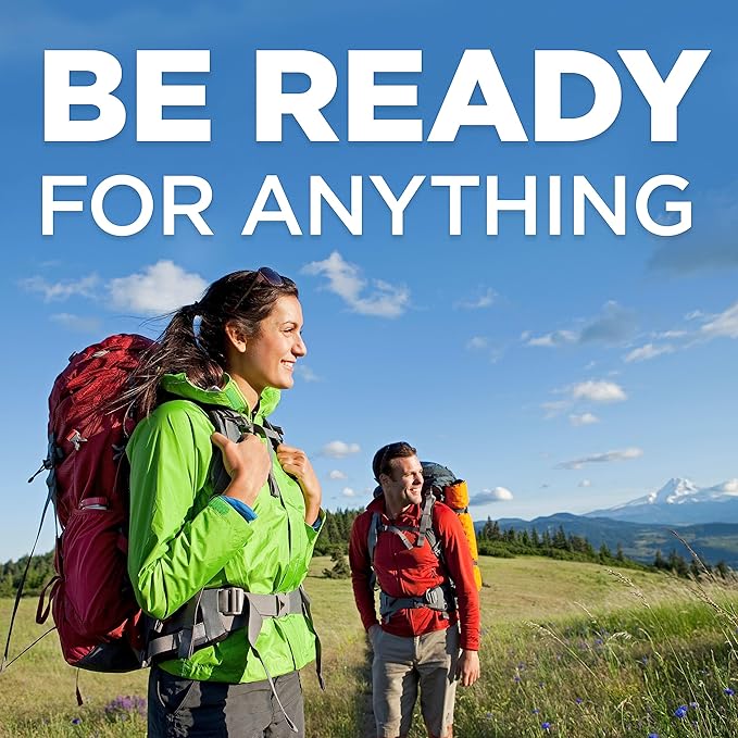 Johnson & Johnso 160-Pieces All-Purpose Portable Compact First Aid Kit for Minor Cuts, Scrapes, Sprains & Burns, Ideal for Home, Car, Travel, Camping and Outdoor Emergencies