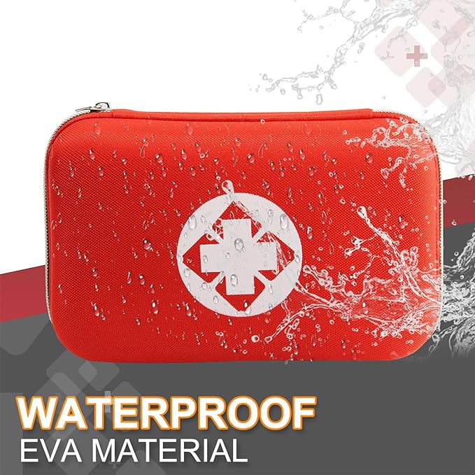 Compact 276 Pieces First Aid Kit Emergency Supplies for Home, Car, Camping Hiking, School, Outdoor