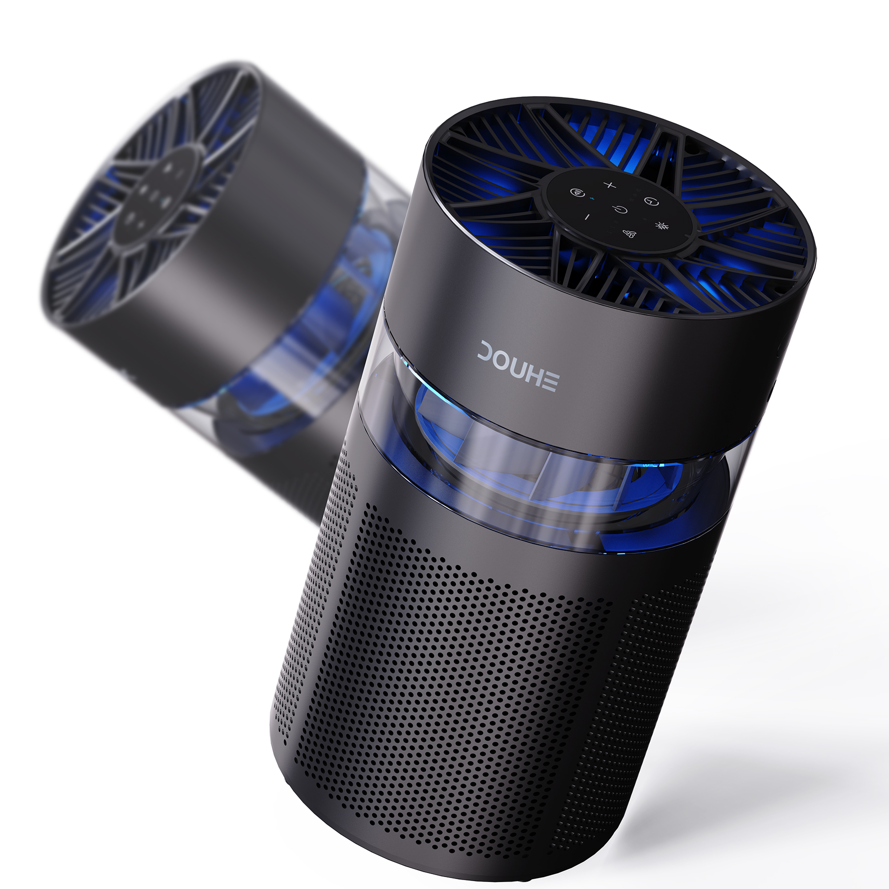SUPA 4-in-1 Air Purifier with HEPA HE13 Filter, Bluetooth Speaker, Ambient Lighting, Diffuser