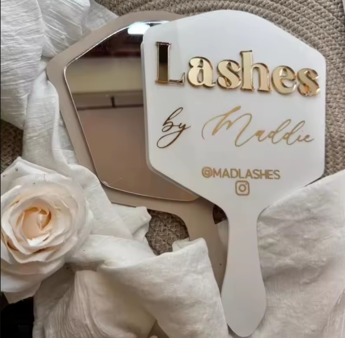 Personalized 3D Acrylic Hand Mirror