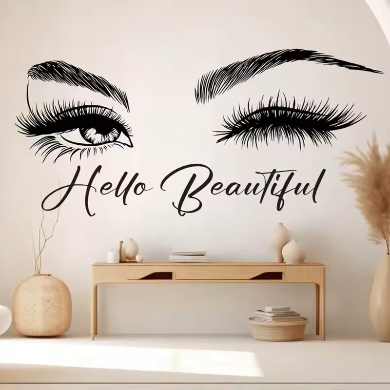 "Hello Beautiful" Vinyl Sticker