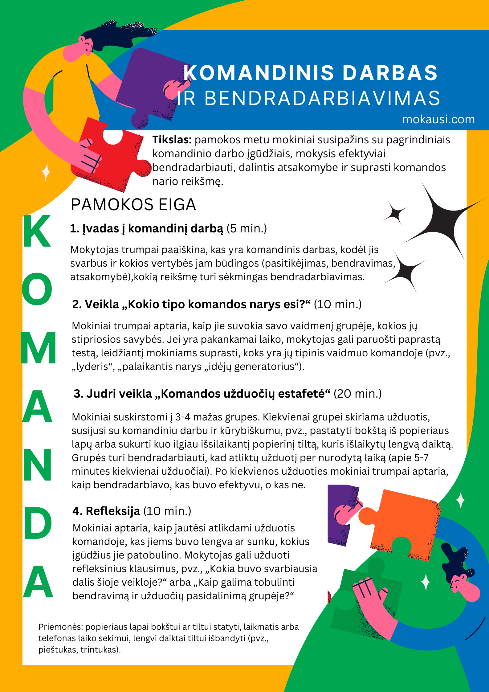 Komandinis darbas ir bendradarbiavimas