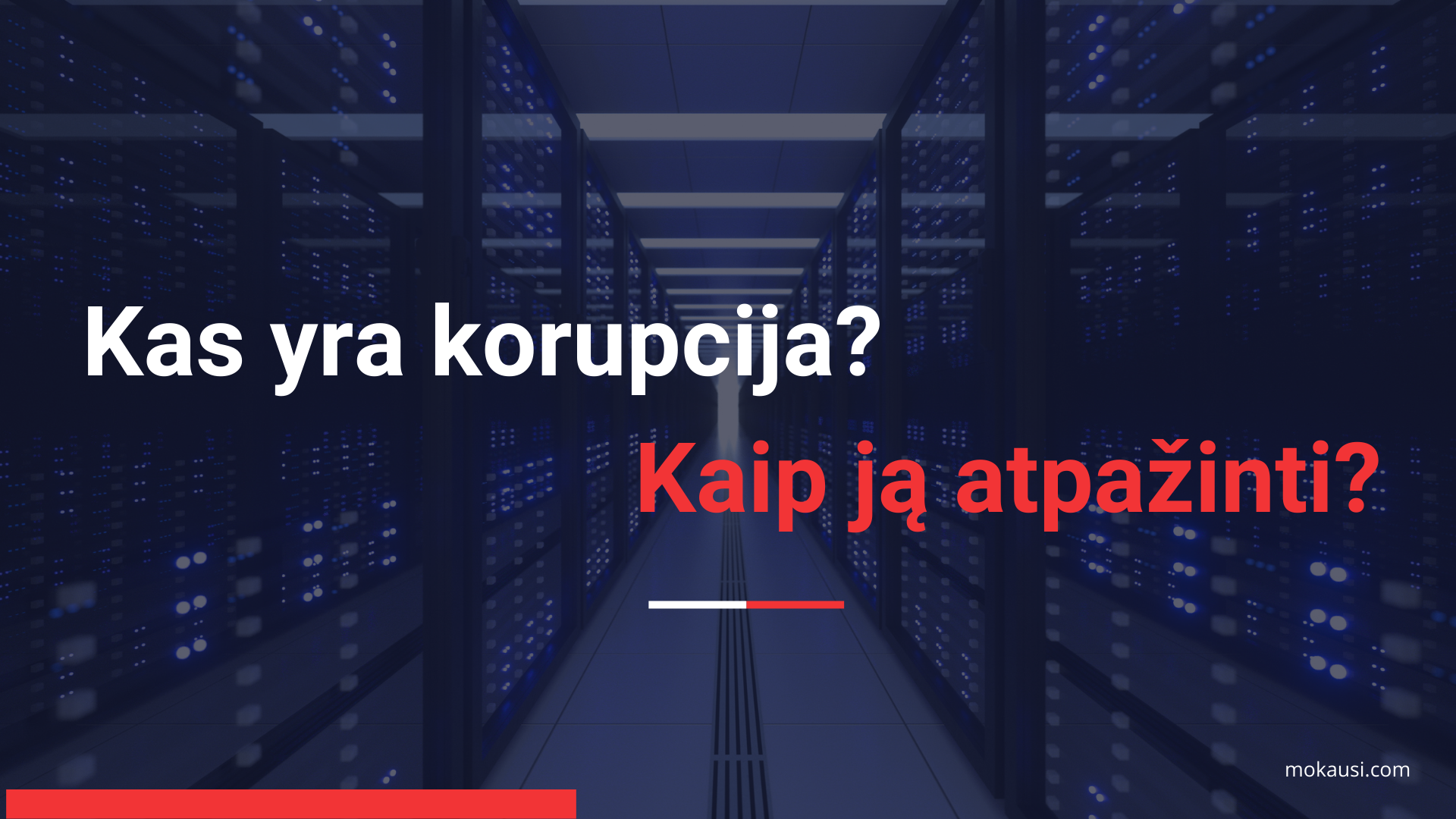 Kas yra korupcija? Kaip ją atpažinti?