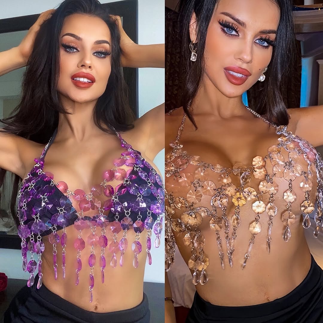 Top Decorativo com Cristais