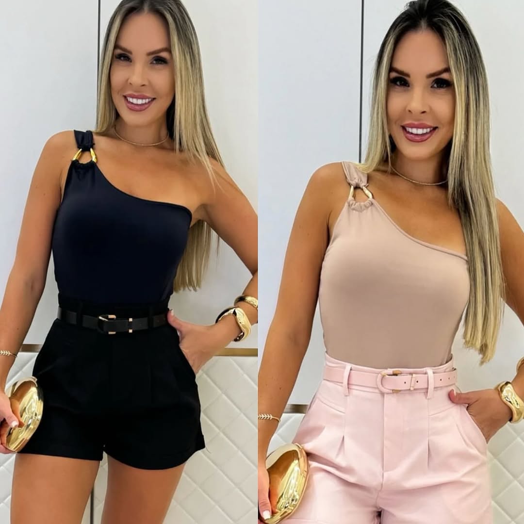 Macacão de um ombro só