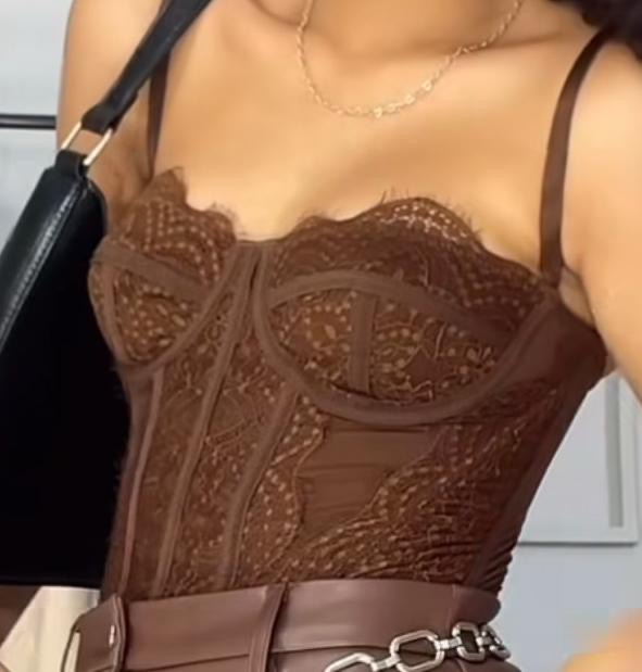 Top Corselet de Renda