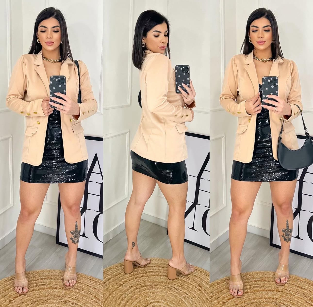 Blazer Bege Feminino