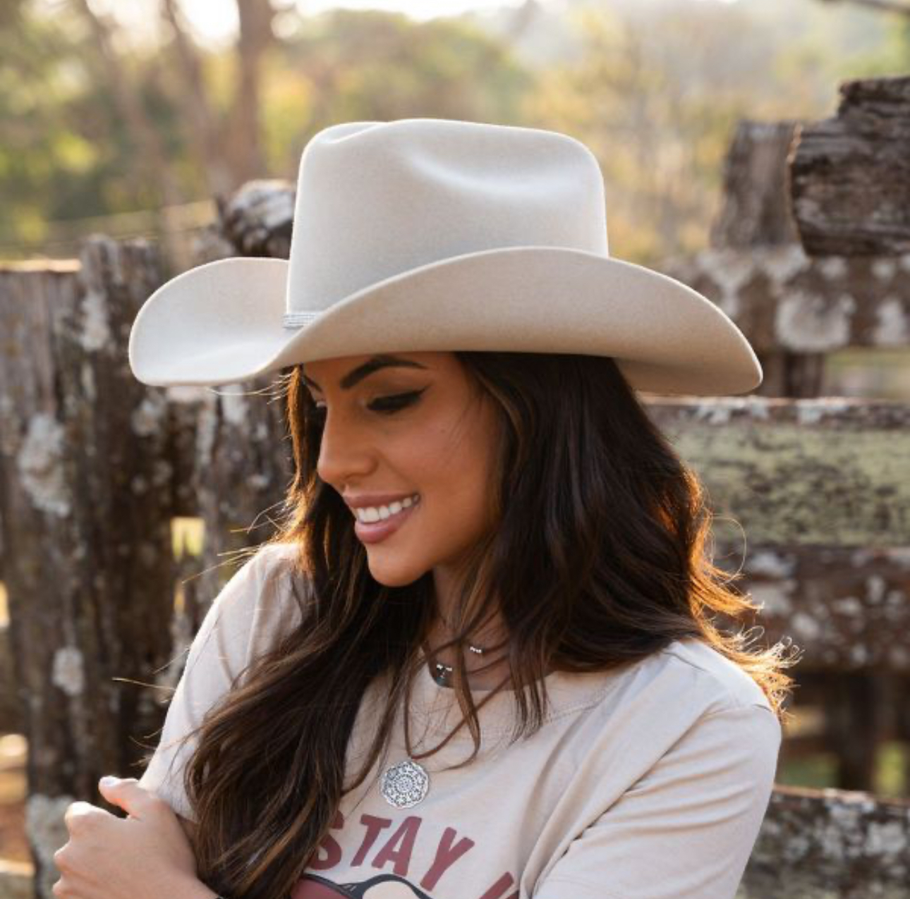 Chapéu de Cowboy Bege