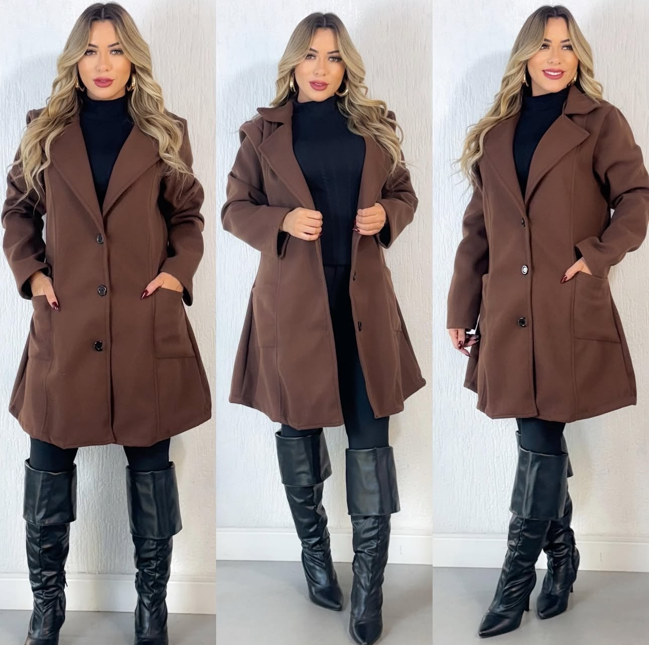 Casaco Marrom Feminino