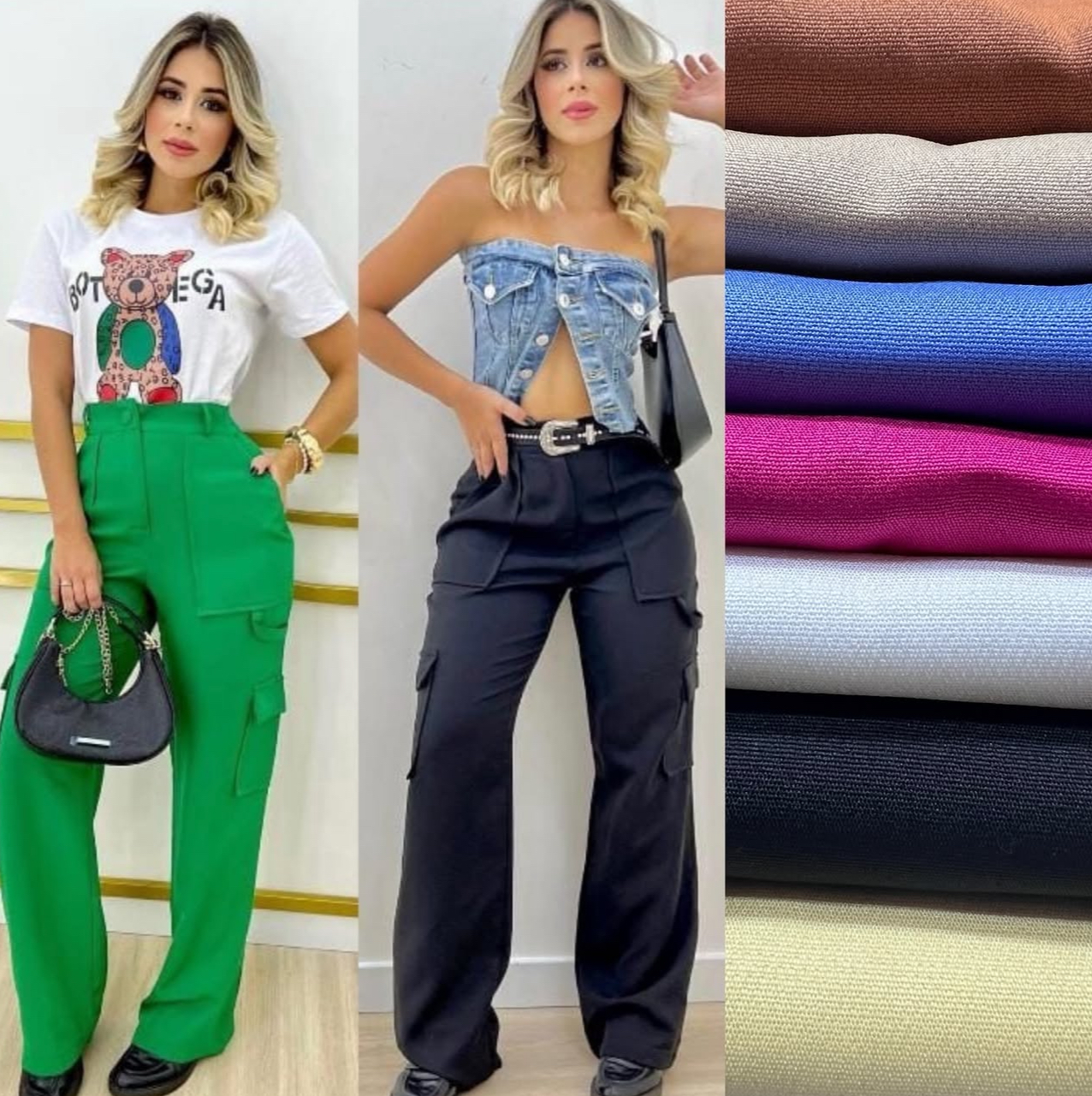 Calça cargo feminina