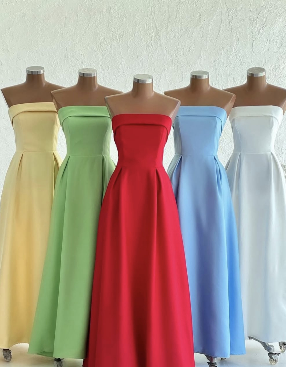 Vestido longo tomara que caia