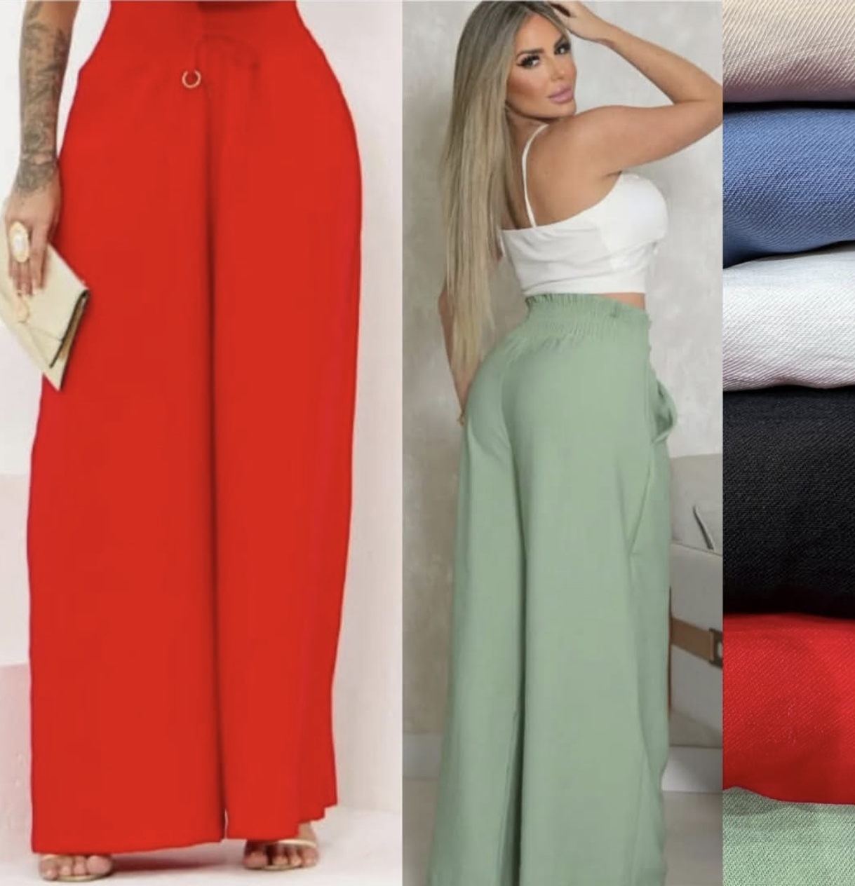 Calça Pantalona Feminina