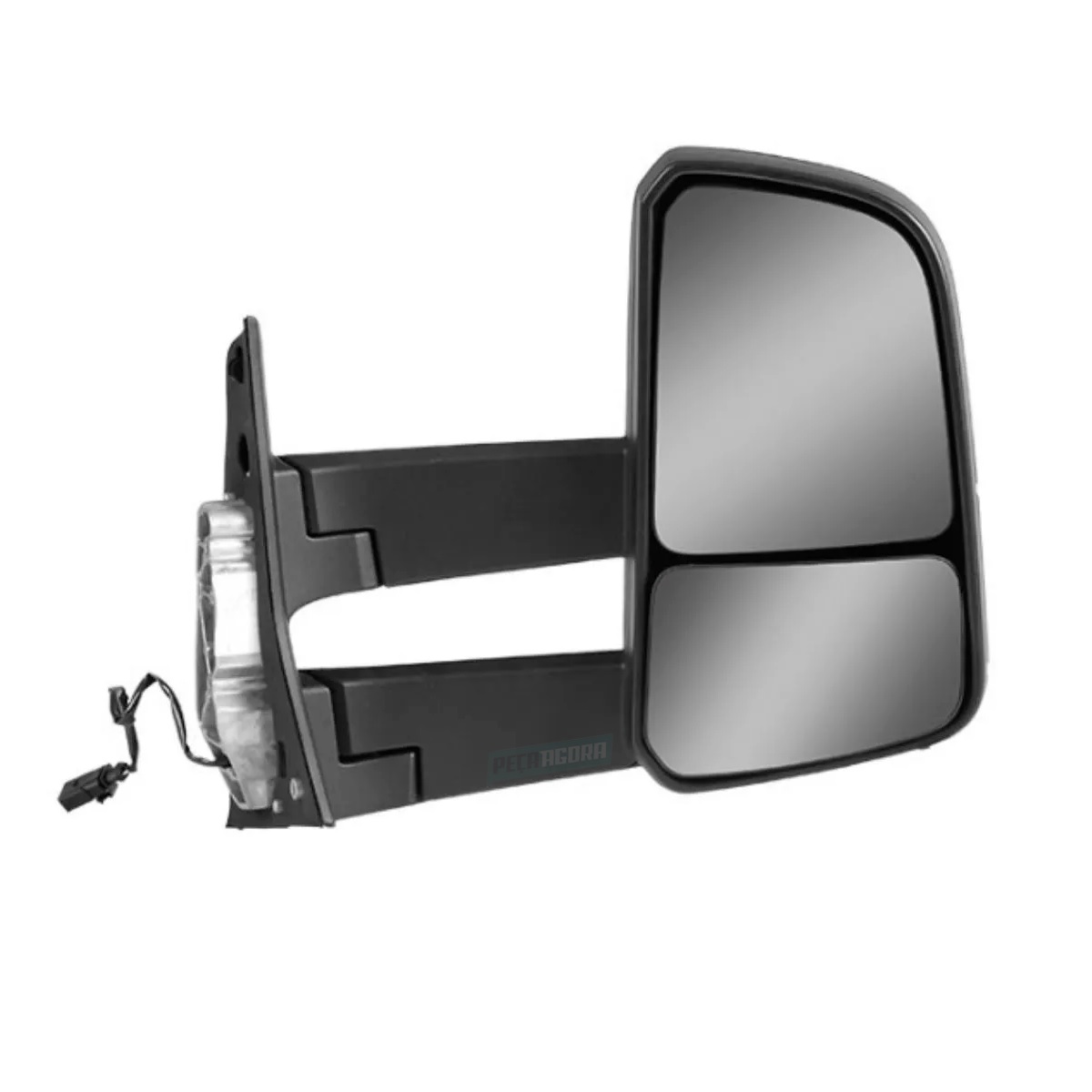 CONJ. ESPELHO RETROVISOR BRACO LONGO ELETRICO BI-PARTIDO