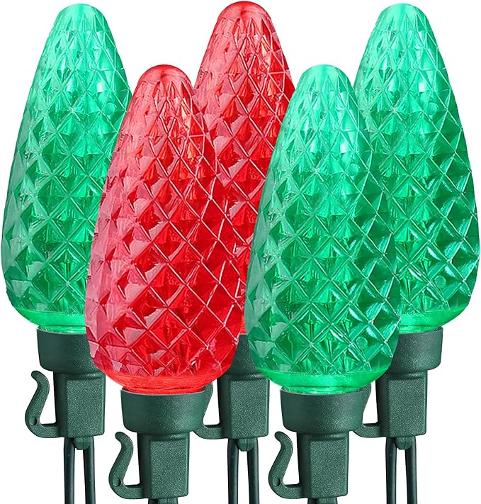 Red & Green Christmas Lights