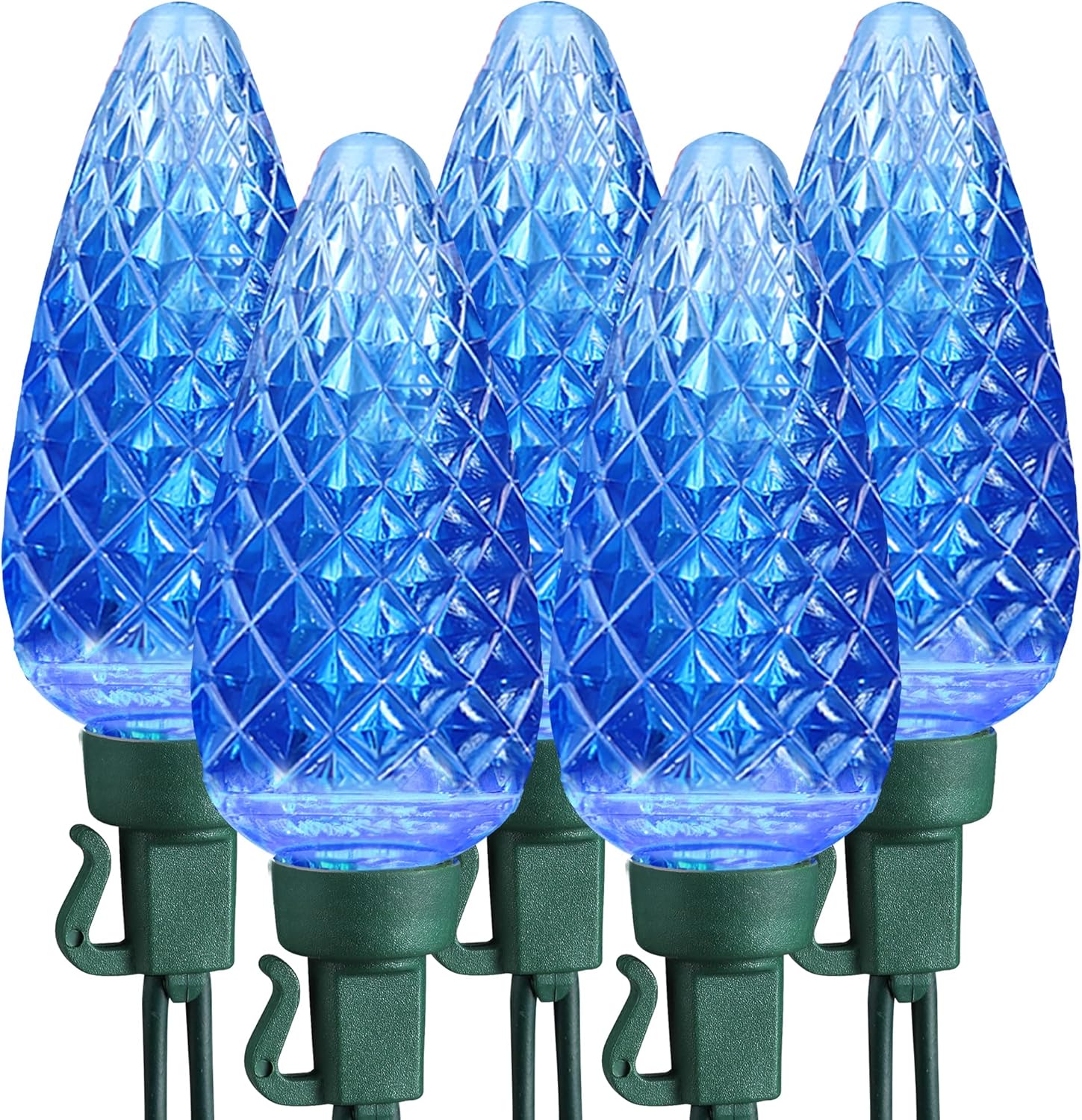 Blue Christmas Lights