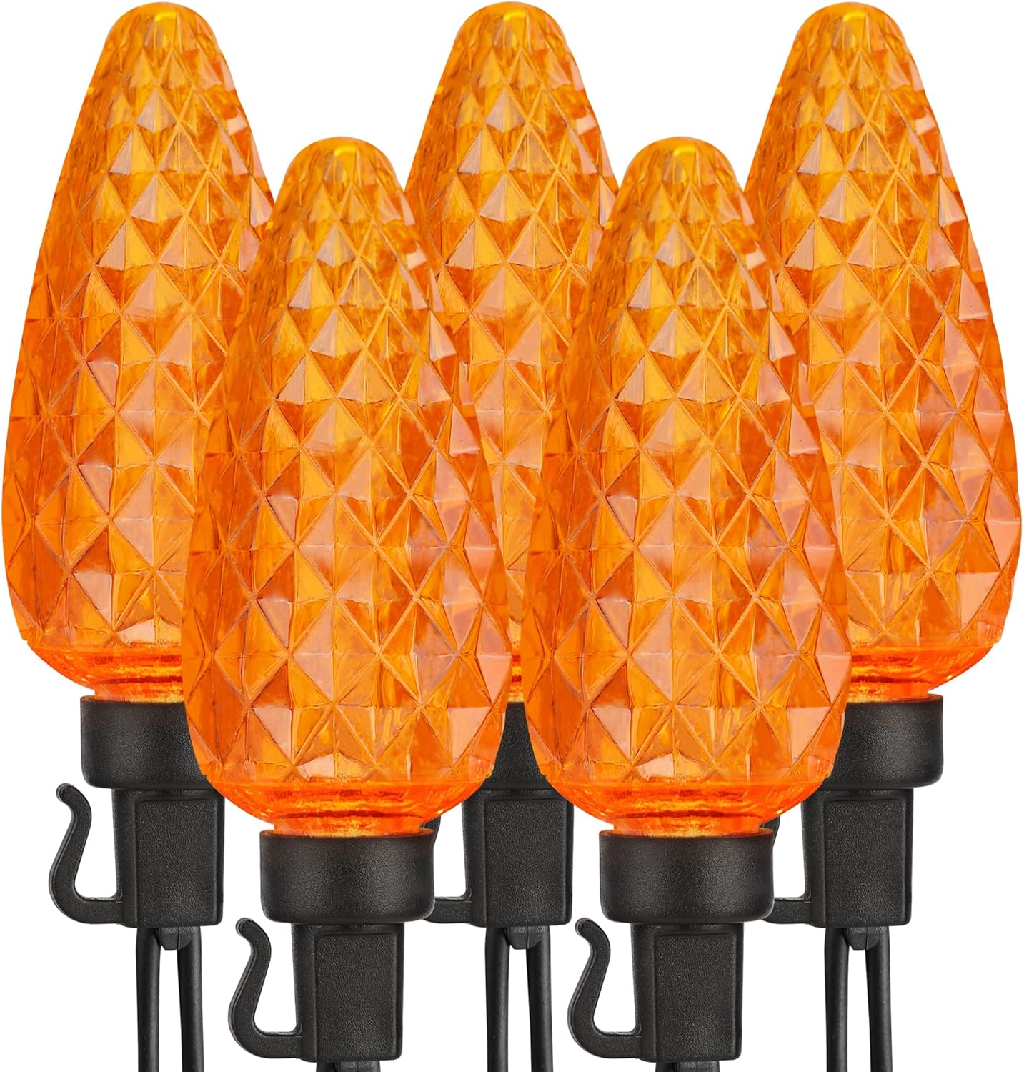 Orange Christmas Lights