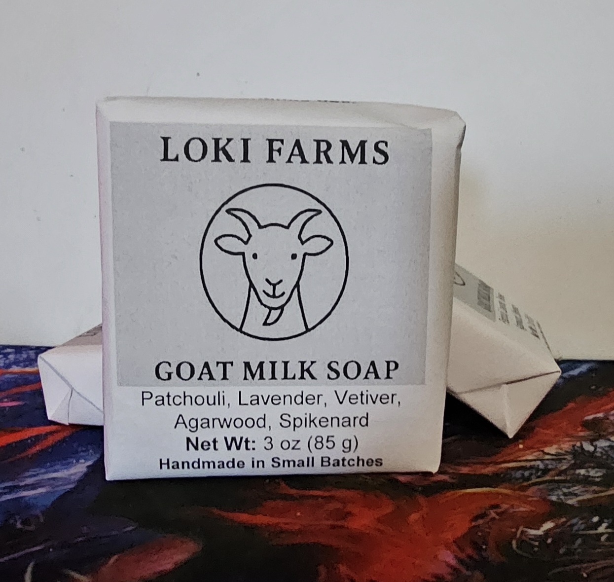 Goat milk soap Patchouli, Lavender, Vetiver, Agarwood, Spikenard 3oz bars