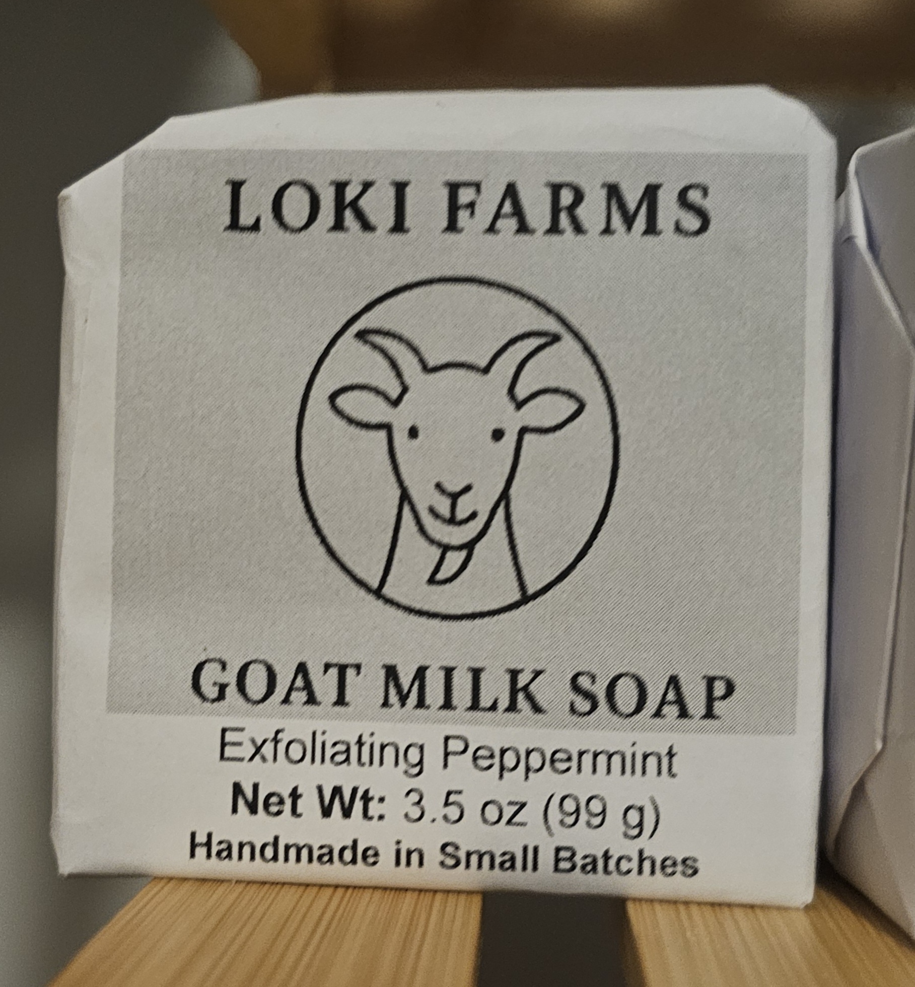 Goat Milk Soap Peppermint 3.5oz Bars