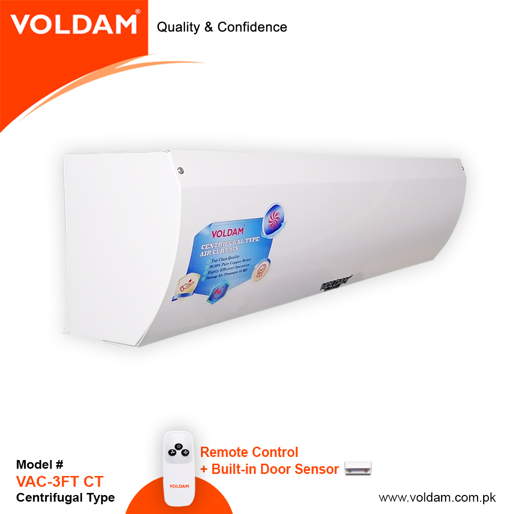 Voldam Air Curtain 3 feet Industrial Series Centrifugal Type 18 MS