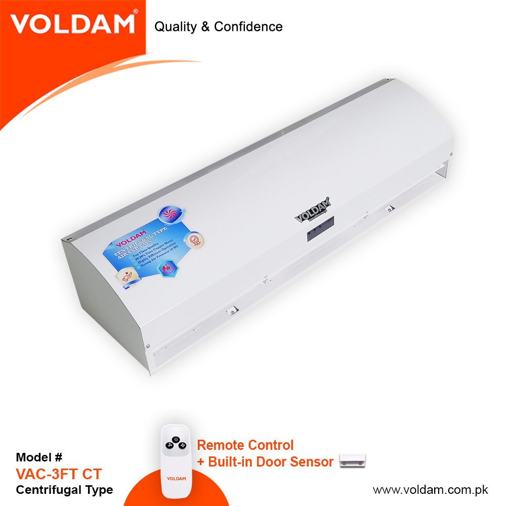 Voldam Air Curtain 3 feet Industrial Series Centrifugal Type 18 MS