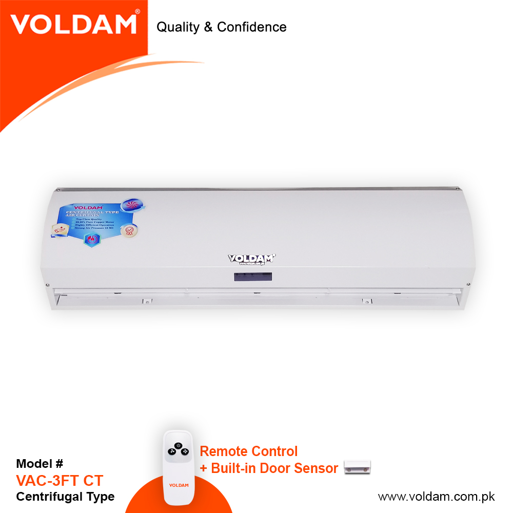 Voldam Air Curtain 3 feet Industrial Series Centrifugal Type 18 MS
