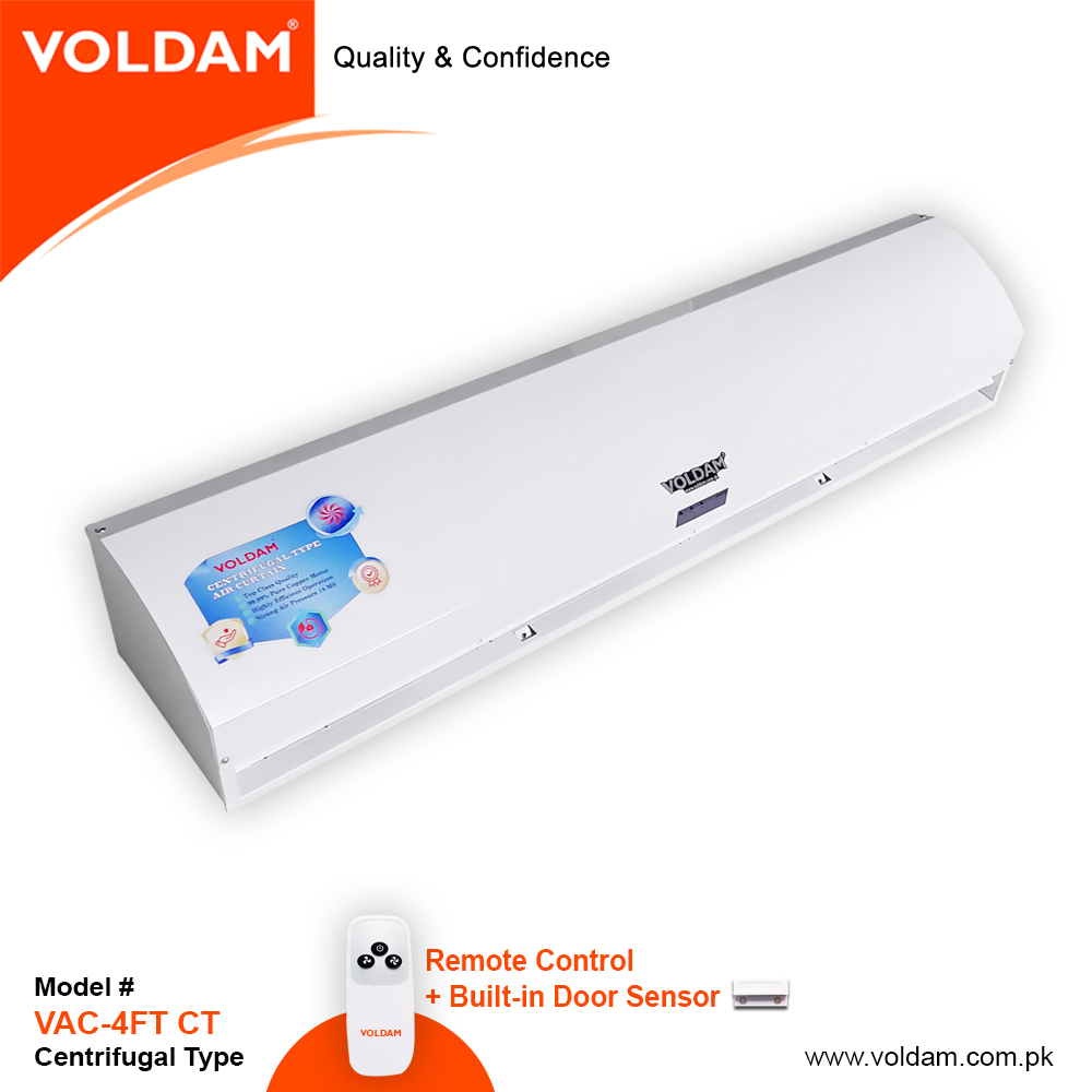 Voldam Air Curtain 4 feet Industrial Series Centrifugal Type 18 MS