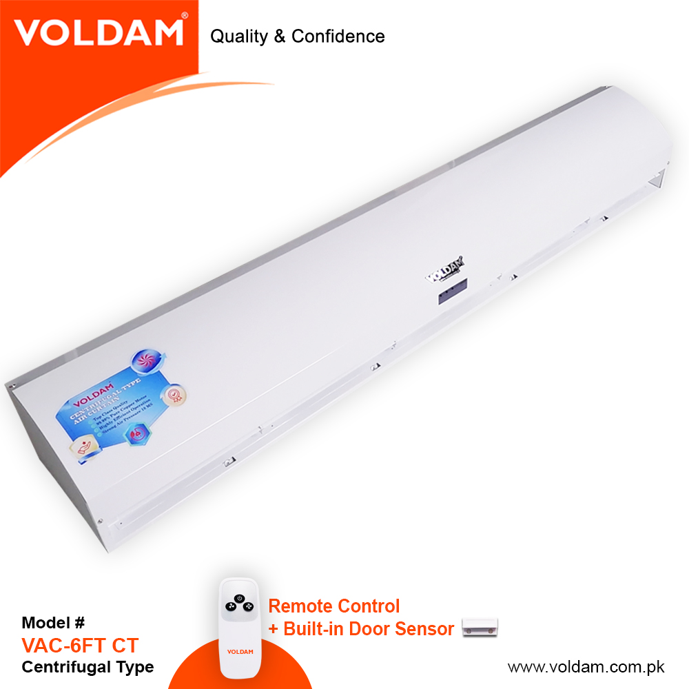 Voldam Air Curtain 6 feet Industrial Series Centrifugal Type 18 MS