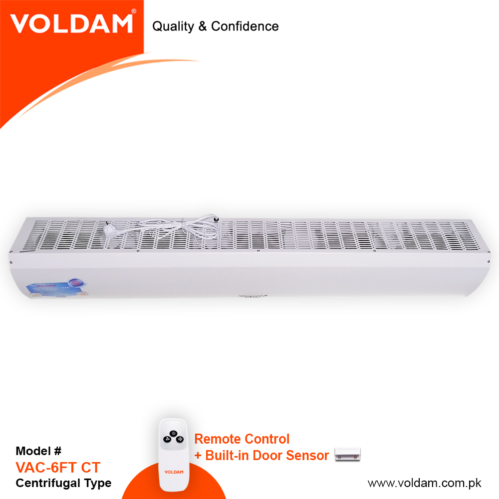 Voldam Air Curtain 6 feet Industrial Series Centrifugal Type 18 MS
