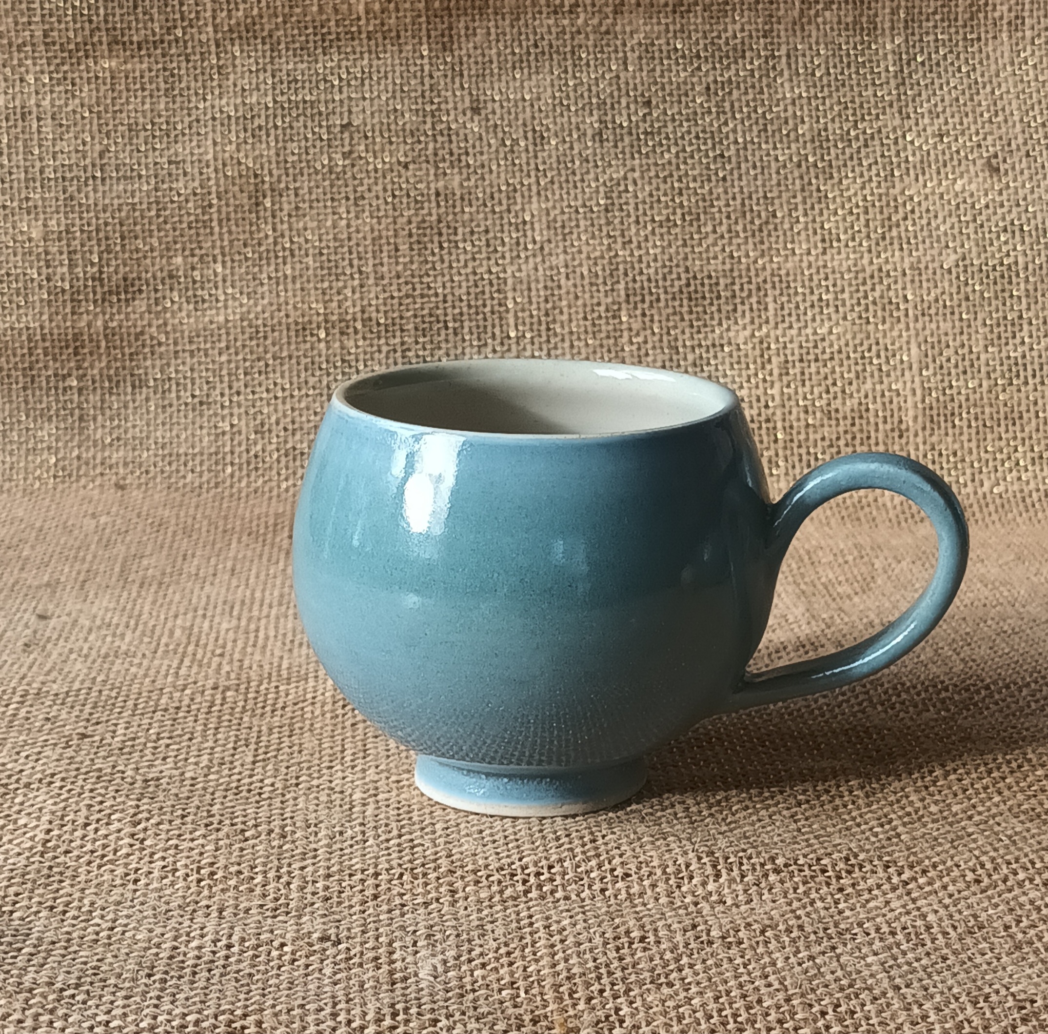 Tasse cocon bleue
