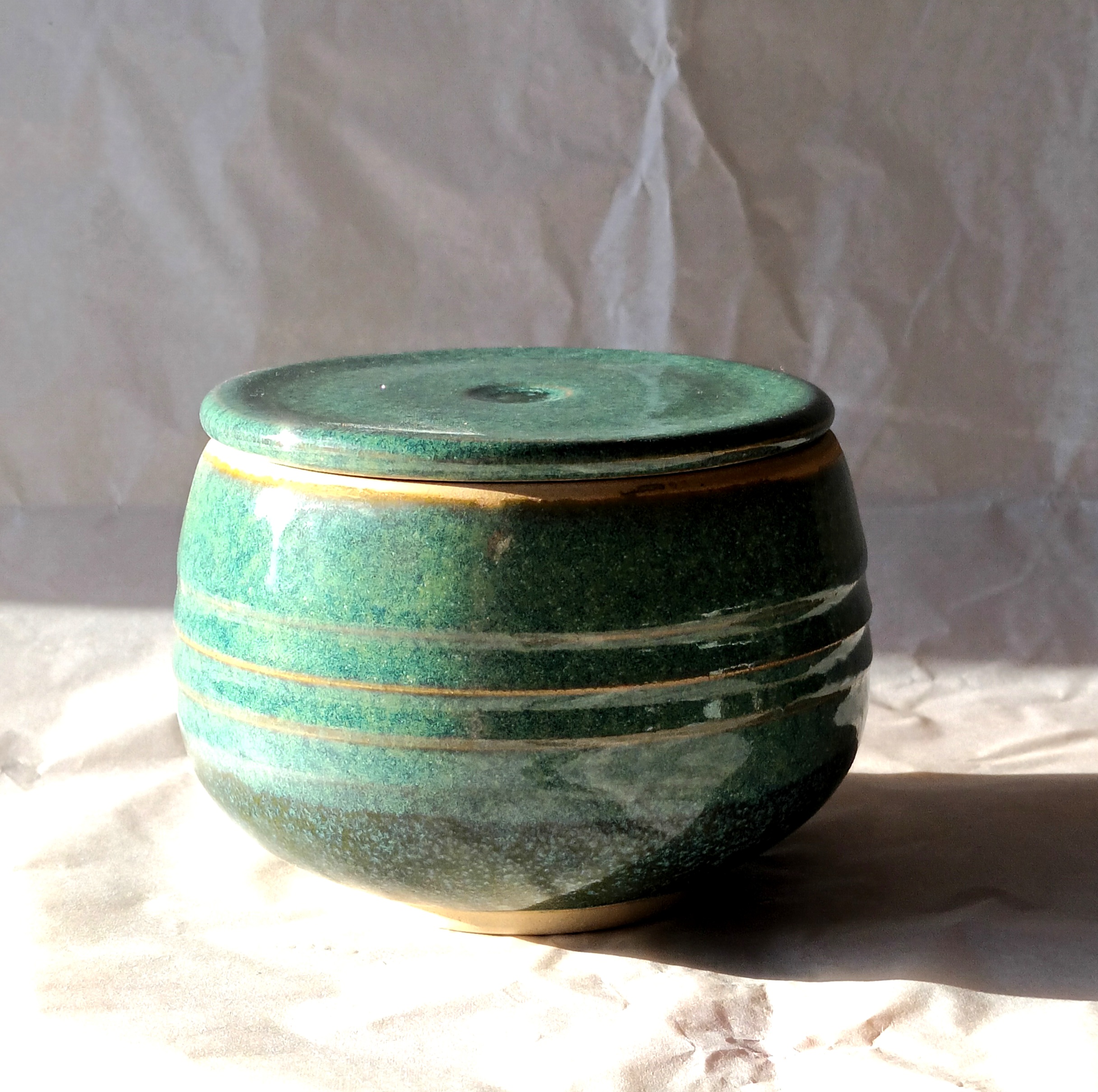 Beurrier breton vert moucheté