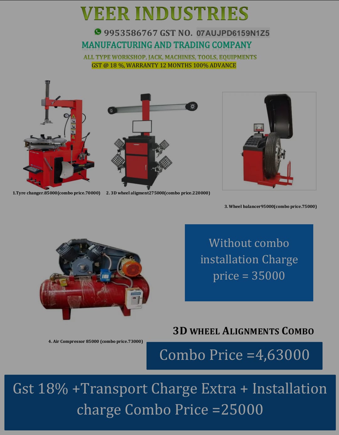 combo wheel alignment