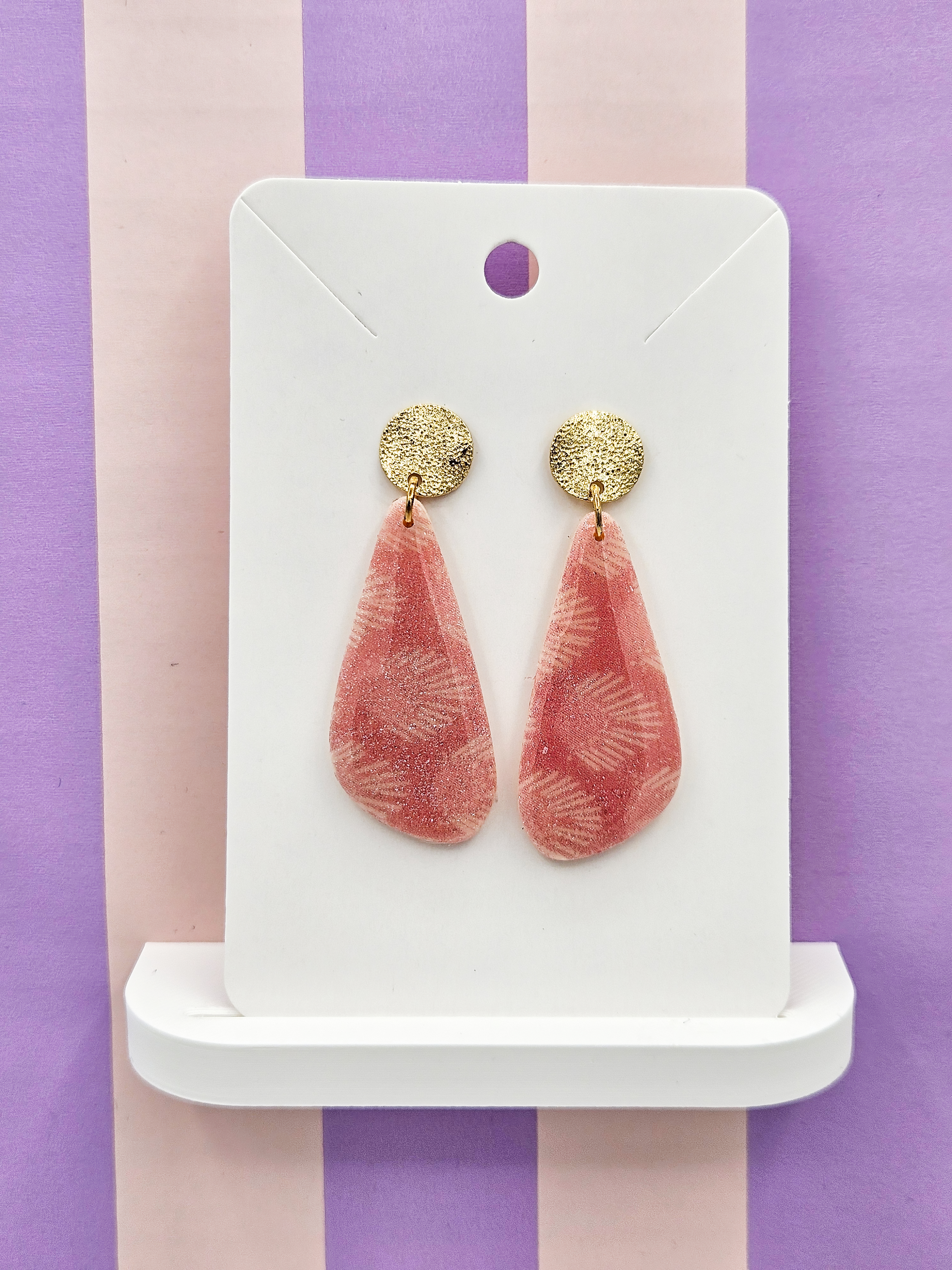 Polymeerklei oorbellen - Patroon