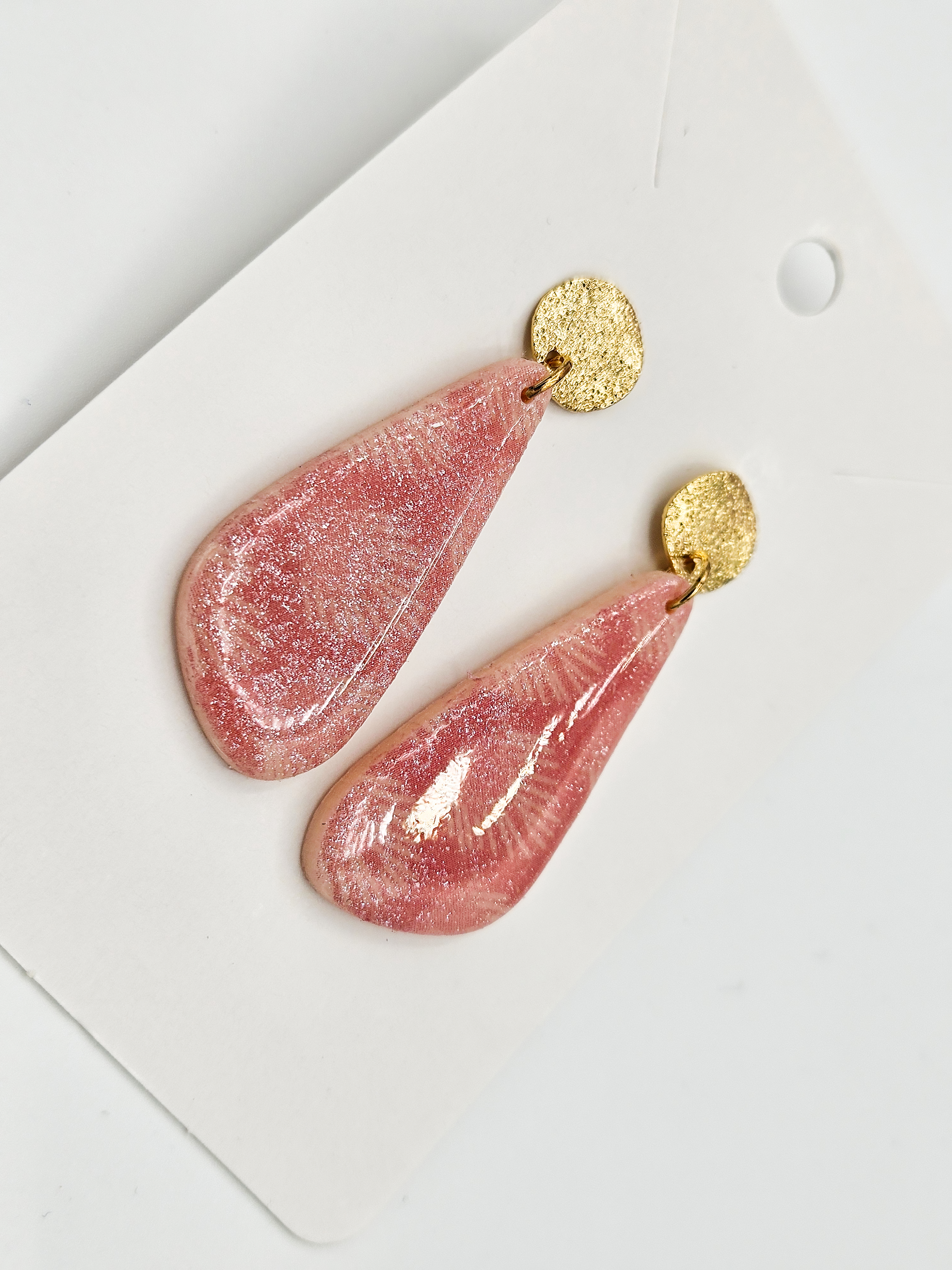 Polymeerklei oorbellen - Patroon 