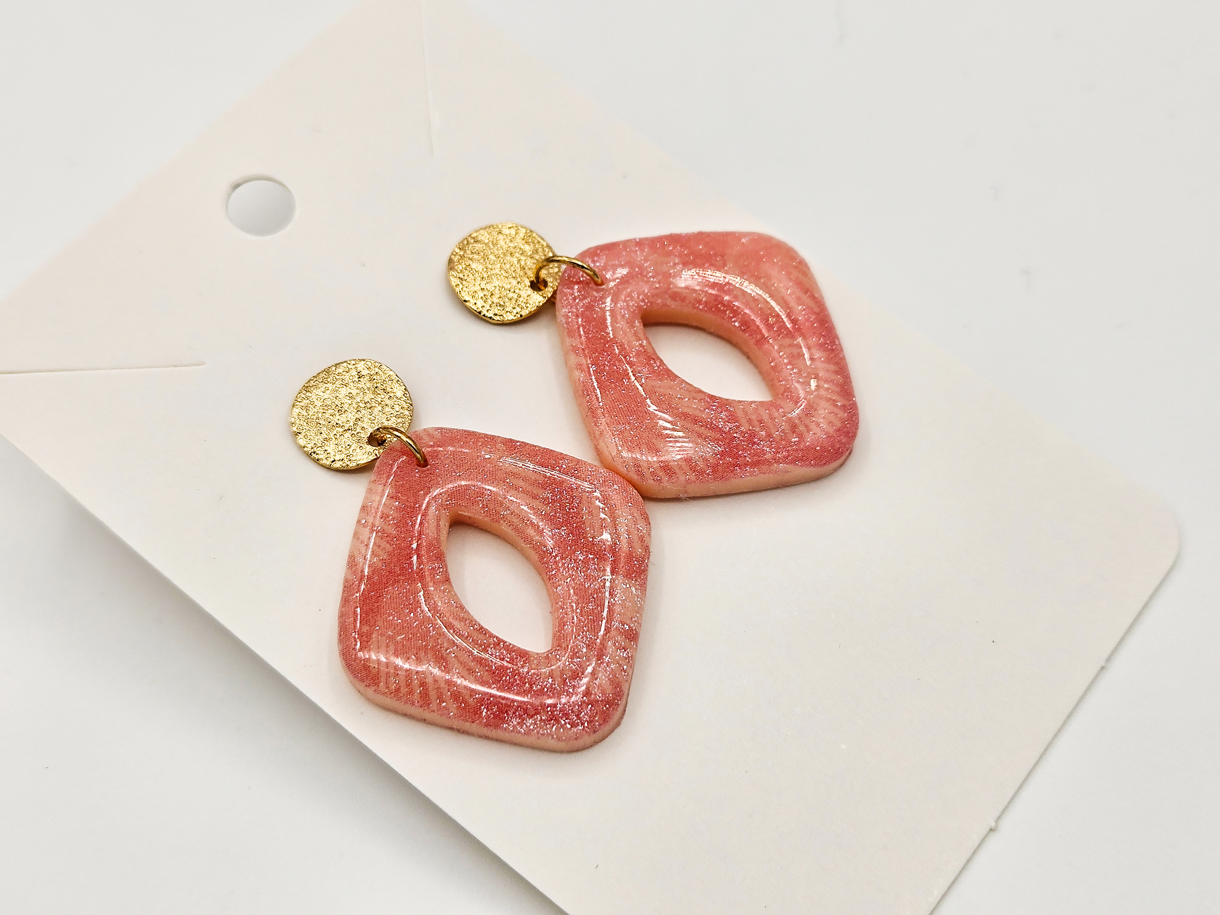 Polymeerklei oorbellen - Patroon