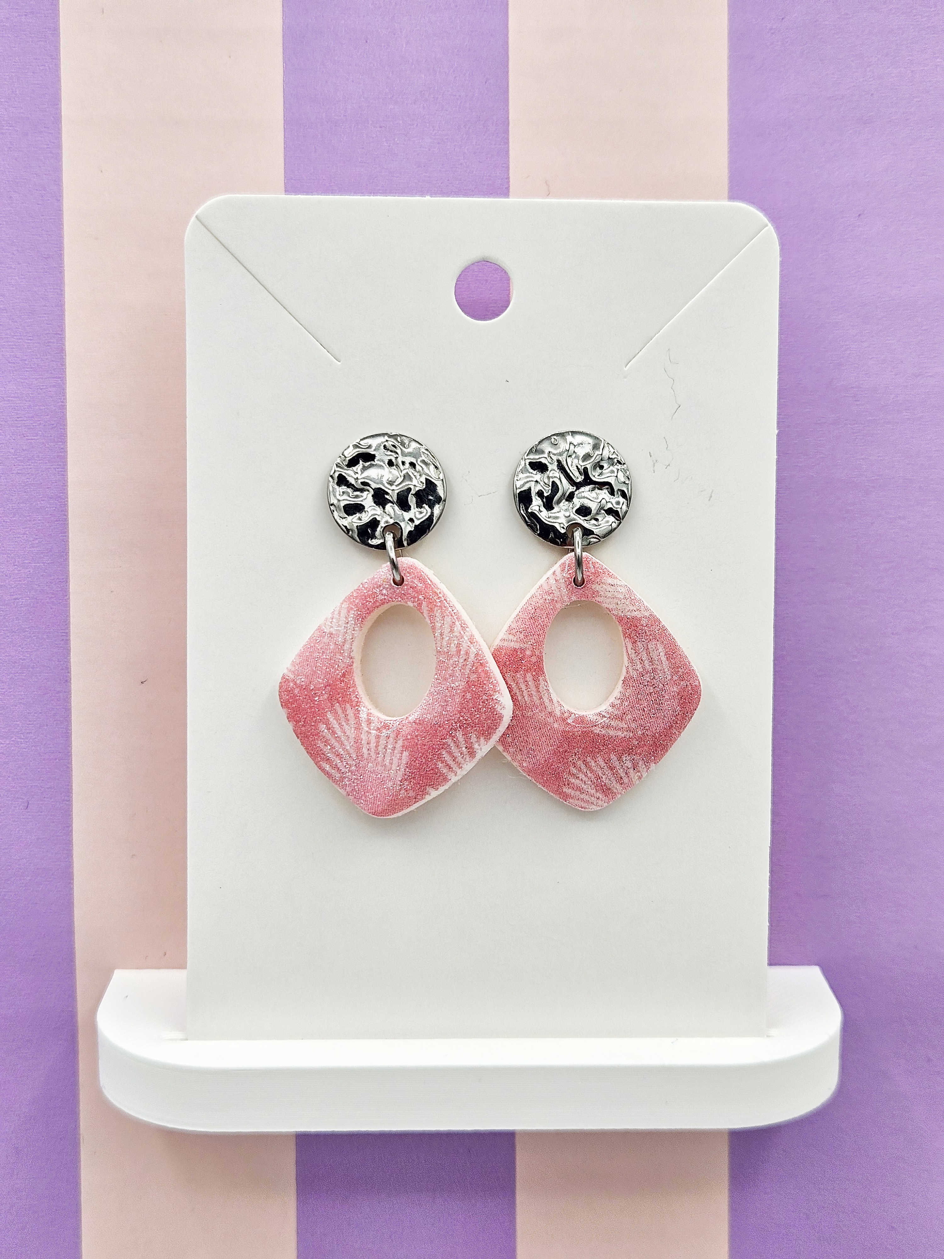 Polymeerklei oorbellen - Patroon