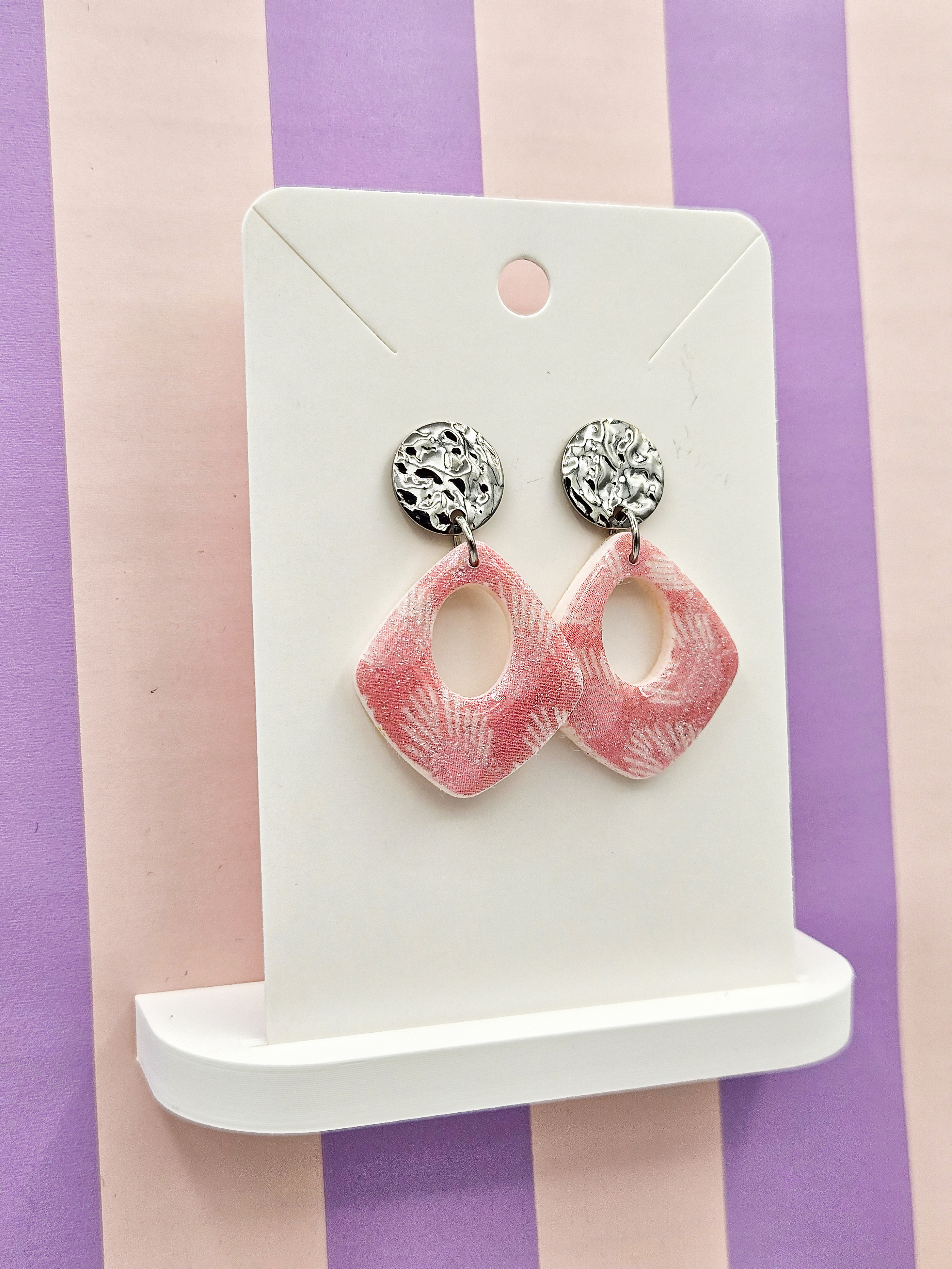 Polymeerklei oorbellen - Patroon