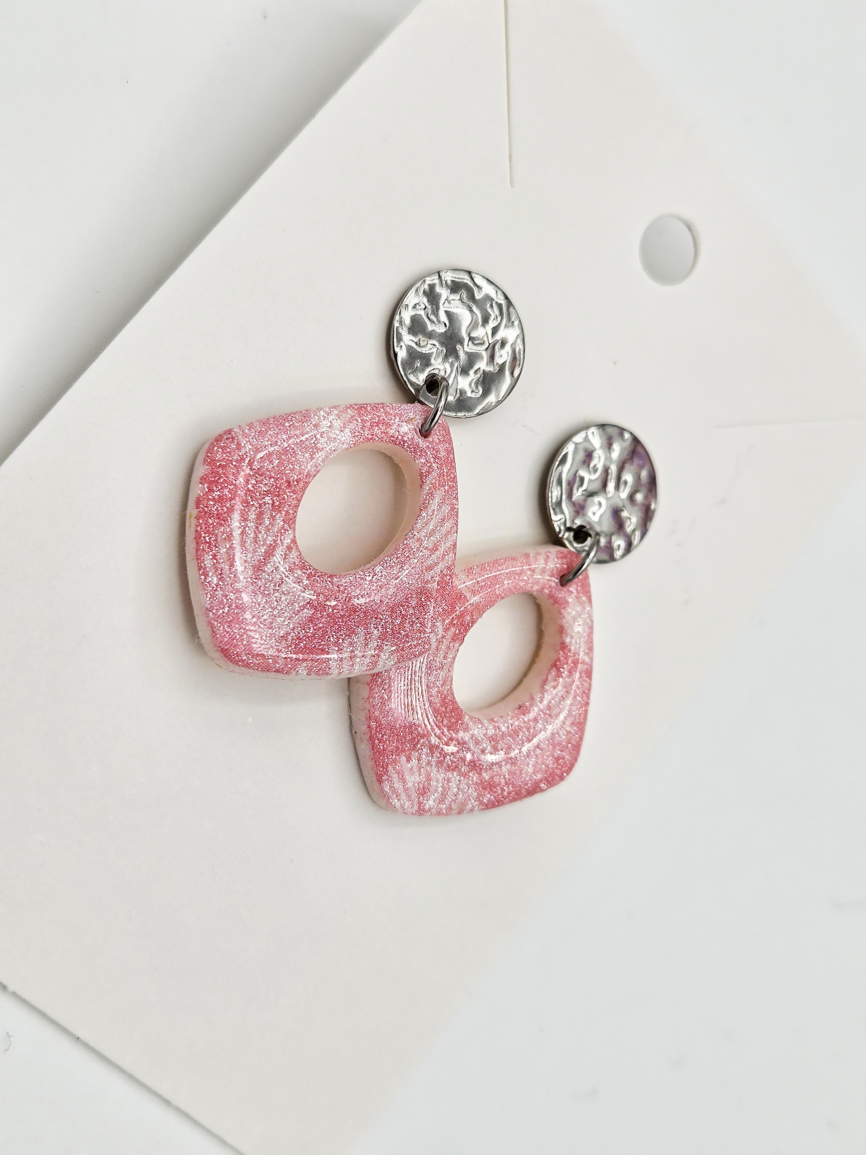 Polymeerklei oorbellen - Patroon