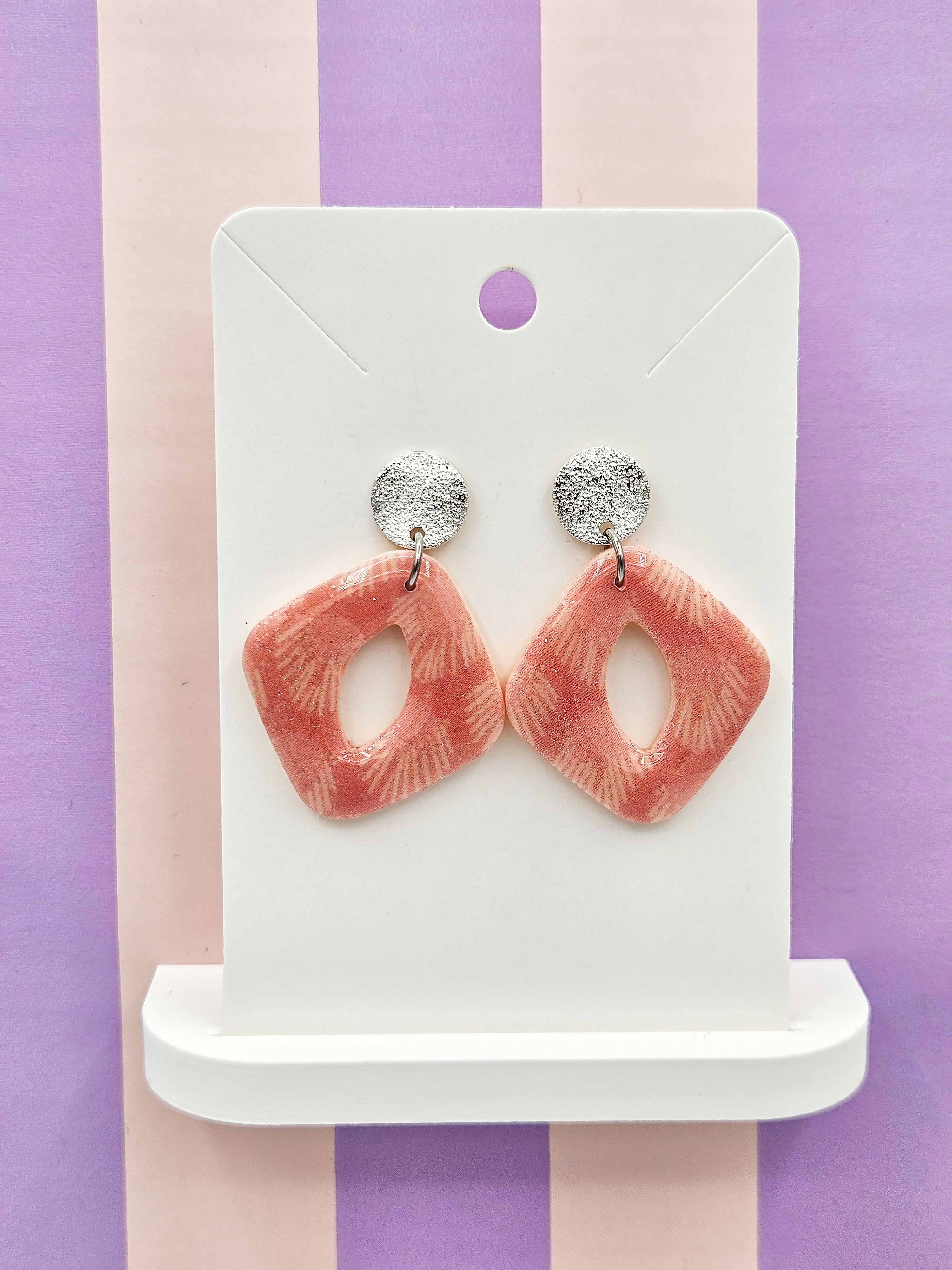 Polymeerklei oorbellen - Patroon