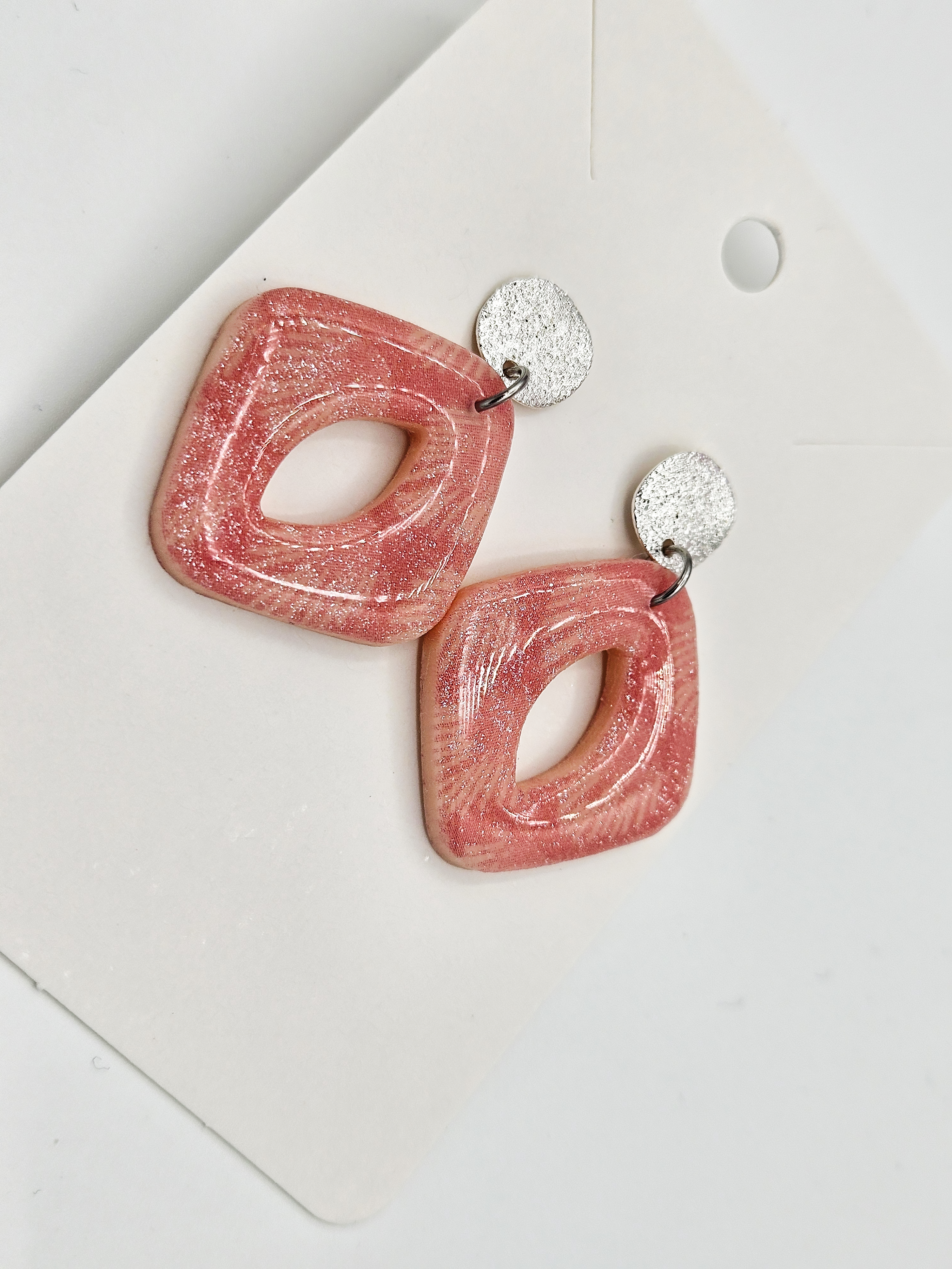 Polymeerklei oorbellen - Patroon