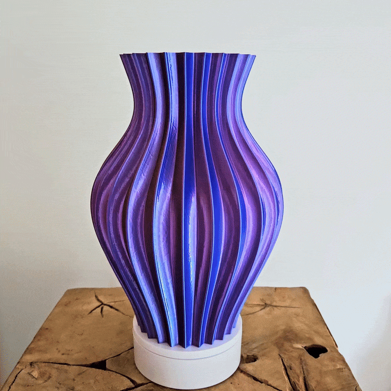 Vaas VENUS | Paars & Blauw & Roze & Geel