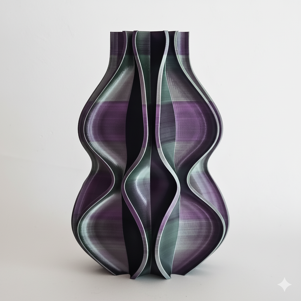 Vaas FLUX | Groen & Paars & Zwart