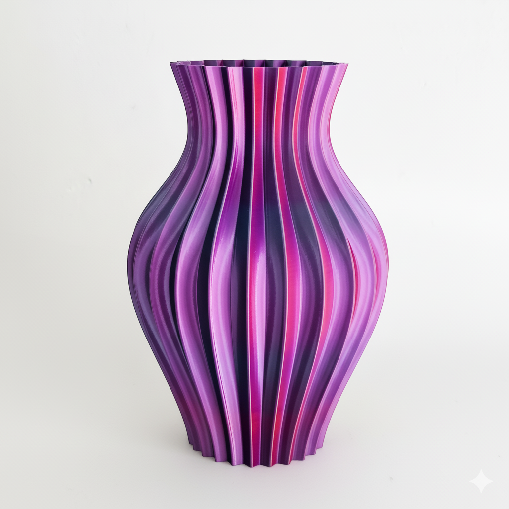 Vaas VENUS | Paars & Blauw & Groen & Roodroze