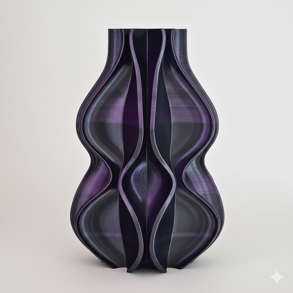 Vaas FLUX | Blauw & Paars & Zwart