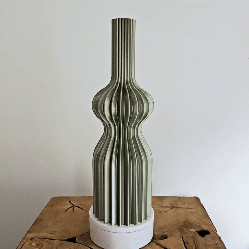 Vaas VENUS SMAL | Zilvergroen