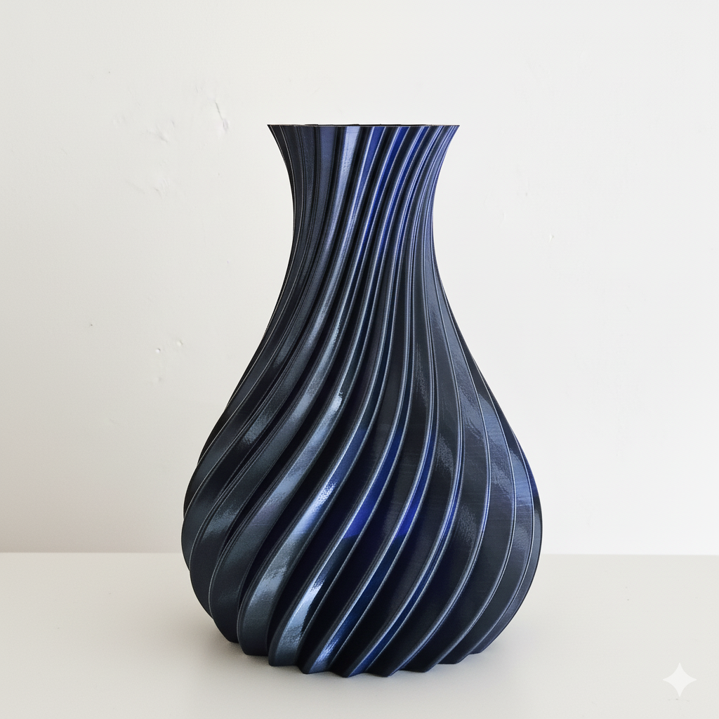 Vaas SPIRAL | Blauw & Paars & Zwart
