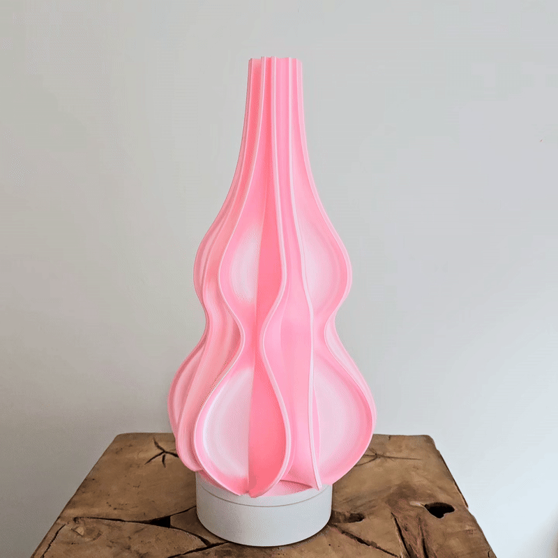 Vaas FLUX SMAL | Lichtroze