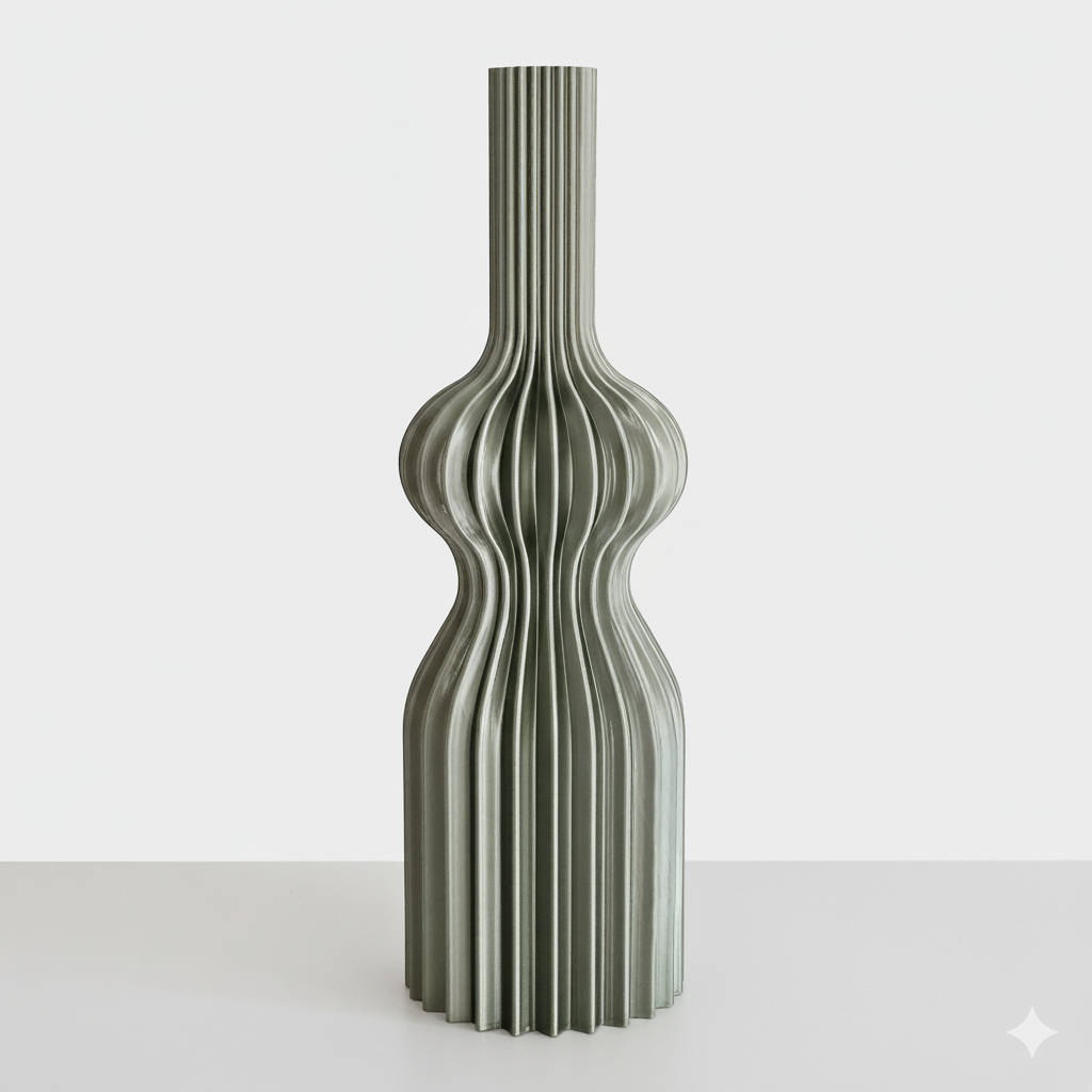 Vaas VENUS SMAL | Zilvergroen