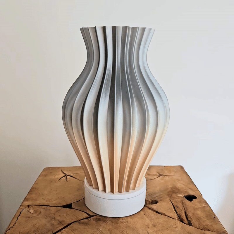 Vaas VENUS | Beige & Grijs Gradient