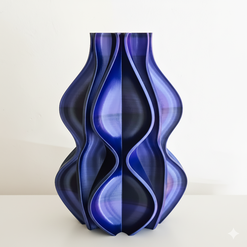 Vaas FLUX | Blauw & Paars & Zwart