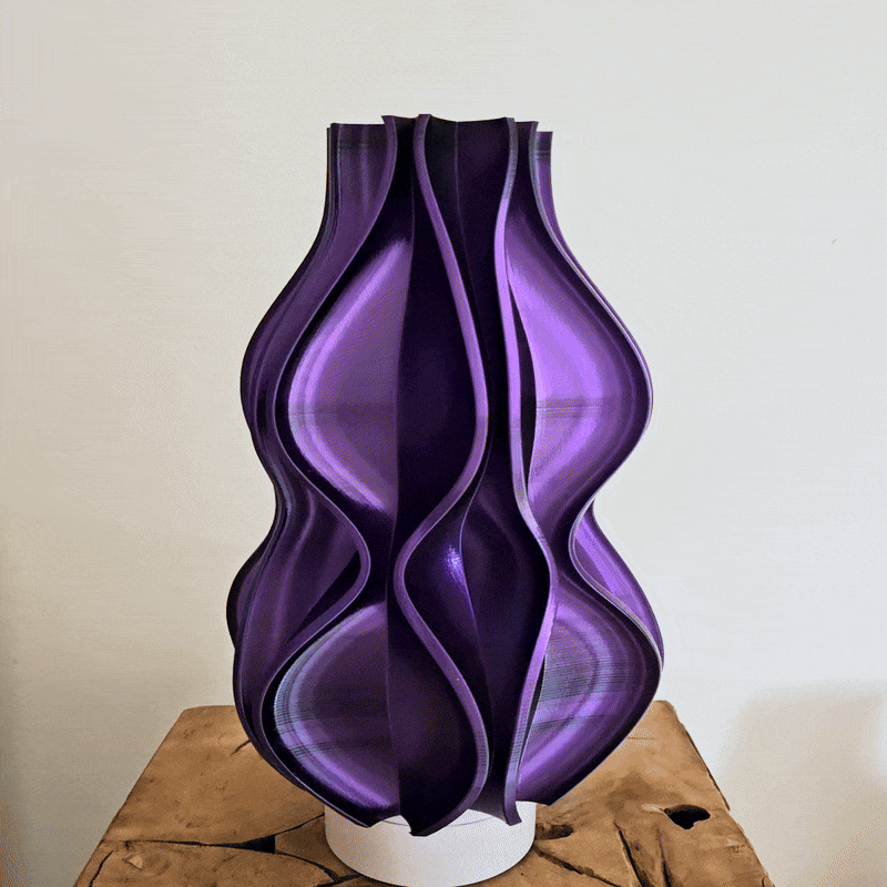 Vaas FLUX | Blauw & Paars & Zwart